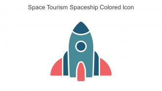 Space Tourism Spaceship Colored Icon In Powerpoint Pptx Png And Editable Eps Format