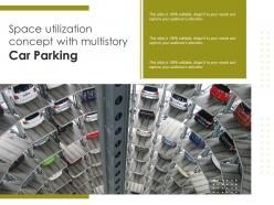 Space utilization concept with multistory car parking