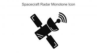 Spacecraft Radar Monotone Icon In Powerpoint Pptx Png And Editable Eps Format