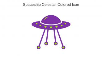 Spaceship Celestial Colored Icon In Powerpoint Pptx Png And Editable Eps Format