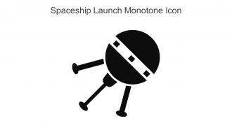 Spaceship Launch Monotone Icon In Powerpoint Pptx Png And Editable Eps Format