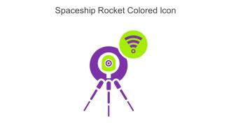 Spaceship Rocket Colored Icon In Powerpoint Pptx Png And Editable Eps Format