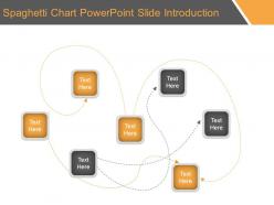 Spaghetti chart powerpoint slide introduction