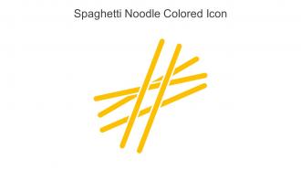 Spaghetti Noodle Colored Icon In Powerpoint Pptx Png And Editable Eps Format