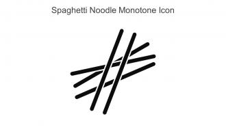 Spaghetti Noodle Monotone Icon In Powerpoint Pptx Png And Editable Eps Format