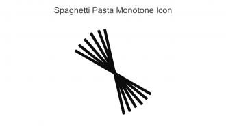 Spaghetti Pasta Monotone Icon In Powerpoint Pptx Png And Editable Eps Format