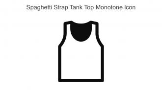 Spaghetti Strap Tank Top Monotone Icon In Powerpoint Pptx Png And Editable Eps Format
