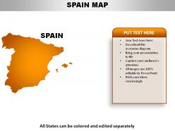 Spain country powerpoint maps