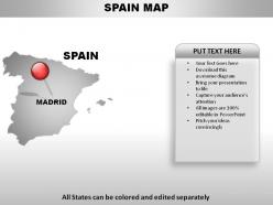 Spain country powerpoint maps