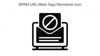 SPAM URL Meta Tags Monotone Icon In Powerpoint Pptx Png And Editable Eps Format