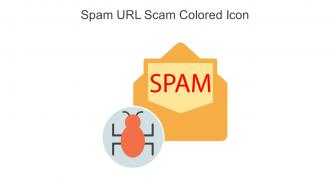 Spam URL Scam Colored Icon In Powerpoint Pptx Png And Editable Eps Format