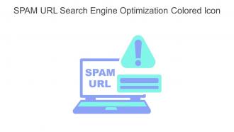 SPAM URL Search Engine Optimization Colored Icon In Powerpoint Pptx Png And Editable Eps Format