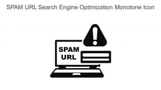 SPAM URL Search Engine Optimization Monotone Icon In Powerpoint Pptx Png And Editable Eps Format