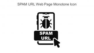 SPAM URL Web Page Monotone Icon In Powerpoint Pptx Png And Editable Eps Format