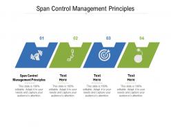 Span control management principles ppt powerpoint presentation portfolio background designs cpb