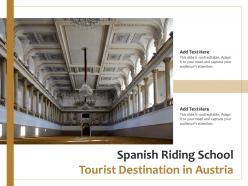 Spanish riding school tourist destination in austria