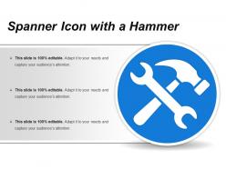 Spanner icon with a hammer