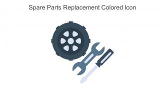 Spare Parts Replacement Colored Icon In Powerpoint Pptx Png And Editable Eps Format