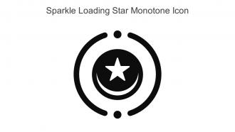 Sparkle Loading Star Monotone Icon In Powerpoint Pptx Png And Editable Eps Format