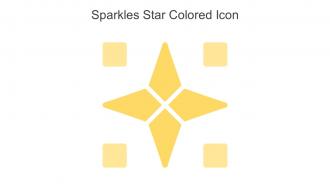 Sparkles Star Colored Icon In Powerpoint Pptx Png And Editable Eps Format
