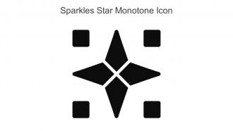 Sparkles Star Monotone Icon In Powerpoint Pptx Png And Editable Eps Format
