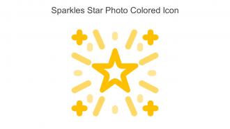 Sparkles Star Photo Colored Icon In Powerpoint Pptx Png And Editable Eps Format