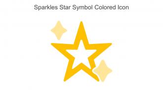 Sparkles Star Symbol Colored Icon In Powerpoint Pptx Png And Editable Eps Format