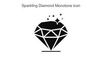 Sparkling Diamond Monotone Icon In Powerpoint Pptx Png And Editable Eps Format
