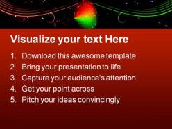 Sparkling space abstract powerpoint templates and powerpoint backgrounds 0711