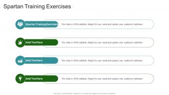 Spartan Training Exercises In Powerpoint And Google Slides Cpb