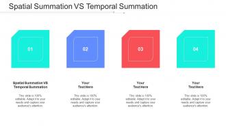 Spatial Summation Vs Temporal Summation Ppt Powerpoint Presentation Styles Themes Cpb