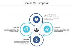 Spatial vs temporal ppt powerpoint presentation visual aids icon cpb