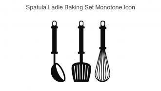 Spatula Ladle Baking Set Monotone Icon In Powerpoint Pptx Png And Editable Eps Format