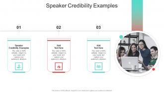 Speaker Credibility Examples In Powerpoint And Google Slides Cpb