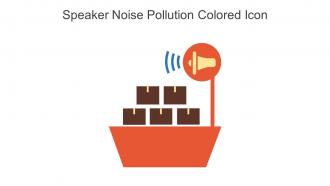 Speaker Noise Pollution Colored Icon In Powerpoint Pptx Png And Editable Eps Format