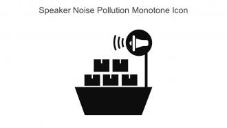 Speaker Noise Pollution Monotone Icon In Powerpoint Pptx Png And Editable Eps Format