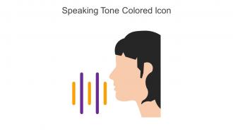 Speaking Tone Colored Icon In Powerpoint Pptx Png And Editable Eps Format