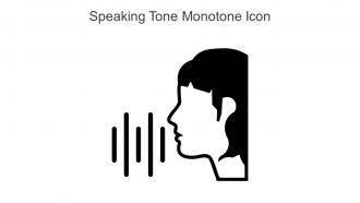 Speaking Tone Monotone Icon In Powerpoint Pptx Png And Editable Eps Format