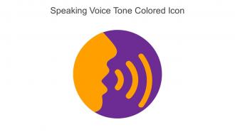 Speaking Voice Tone Colored Icon In Powerpoint Pptx Png And Editable Eps Format