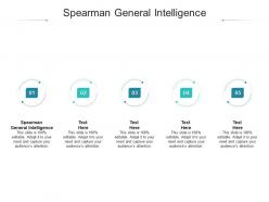 Spearman general intelligence ppt powerpoint presentation pictures master slide cpb