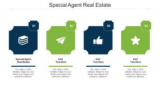 Special Agent Real Estate Ppt Powerpoint Presentation Show Deck Cpb