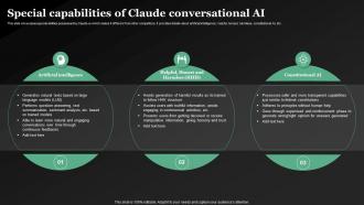Special Capabilities Of Claude Conversational AI ClaudeAI The Future Of AI Chatbots AI SS V