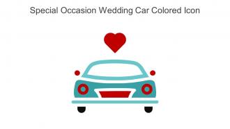Special Occasion Wedding Car Colored Icon In Powerpoint Pptx Png And Editable Eps Format
