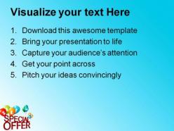 Special offer sales powerpoint templates and powerpoint backgrounds 0111