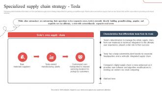 Specialized Supply Chain Strategy Tesla Strategic Guide To Avoid Supply Chain Strategy SS V