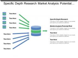 Specific depth research market analysis potential risk competitive analysis