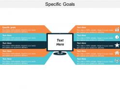 Specific goals ppt powerpoint presentation icon graphics download cpb