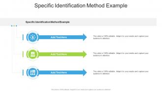 Specific Identification Method Example In Powerpoint And Google Slides Cpb