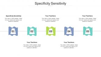 Specificity sensitivity ppt powerpoint presentation file visual aids cpb