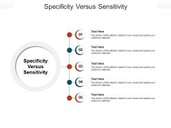Specificity versus sensitivity ppt powerpoint presentation diagram lists cpb